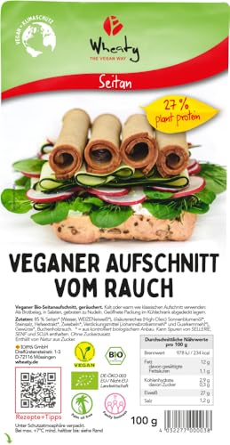 Veganer Aufschnitt vom Rauch 12 x 100 gr von Wheaty