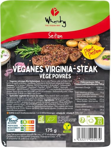 Veganes Virginia-Steak 12 x 175 gr von Wheaty