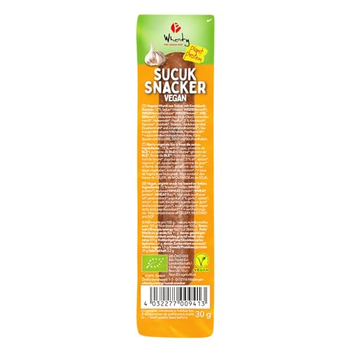 Wheaty Veganer Snacker - Sucuk Aufschnitt 30g von Wheaty