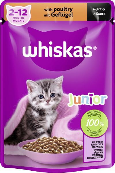 Whiskas Junior mit Geflügel in Sauce von Whiskas