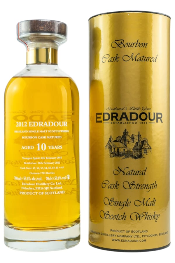 Edradour 2012/2022 10 Jahre Ibisco Bourbon 0,7 l von Whisky Fox