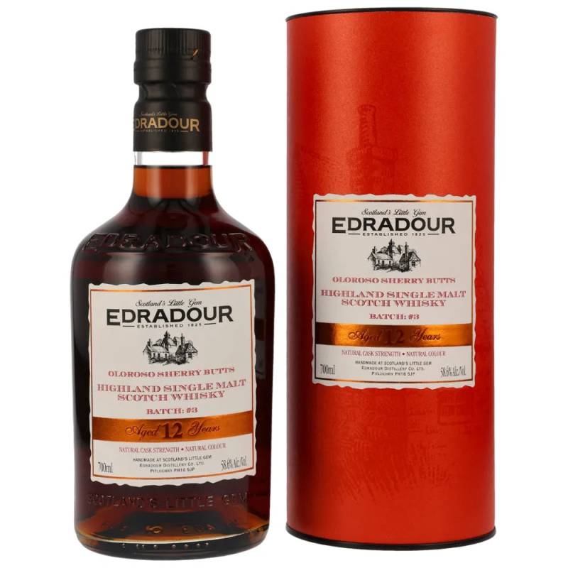 Edradour 2012/2024 12 Jahre Cask Strength Batch #3 58,6% vol. 0,7l von Whisky Fox