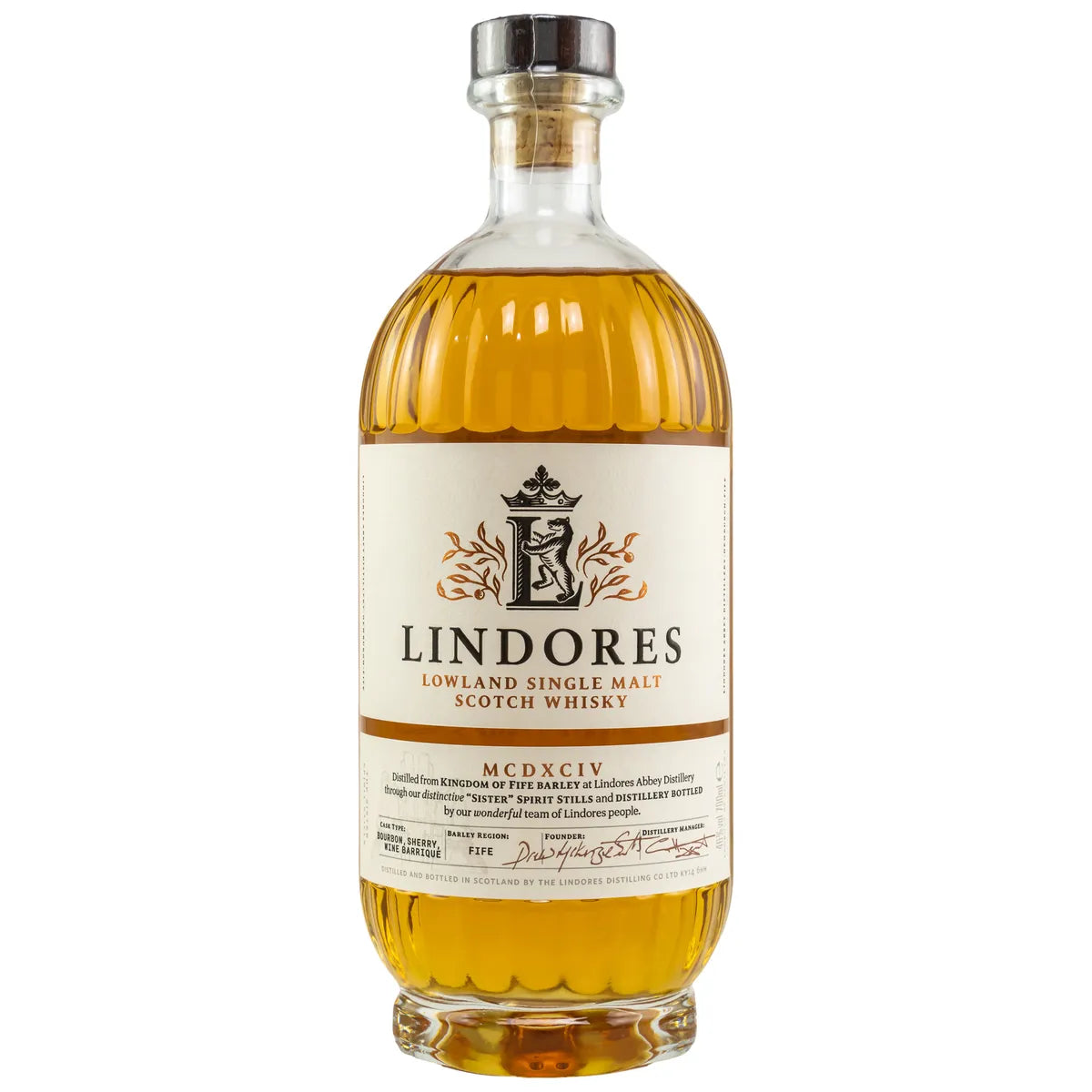 Lindores MCDXCIV Single Malt Whisky 46%vol. 0,7l von Whisky Fox