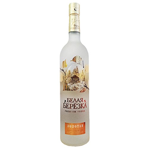 Vodka White Birch Gold 0,5L russischer Premium Wodka mit Birkensaft von FOXCUP