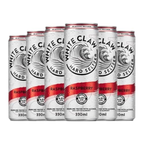 Liköre White Claw. Raspberry Alu-Dose 33 cl (Karton mit 6 Alu-Dose von 33 cl) von White Claw