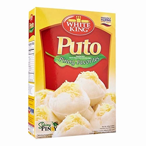 White King Puto (gedämpfter weißer Kuchen) Mix 400 g – White King Puto Mix (Reiskuchenmischung) ist eine einfache Möglichkeit von White King
