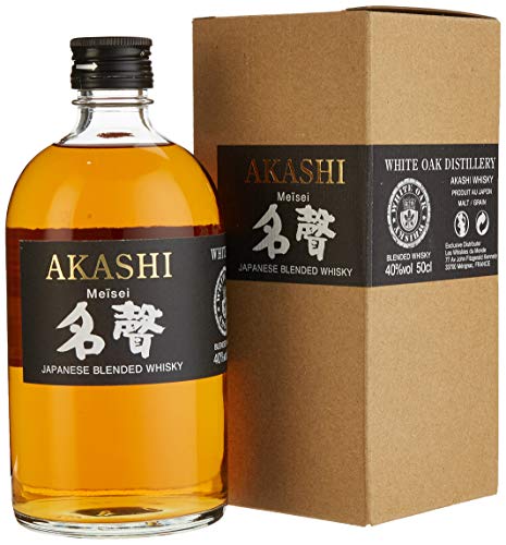 White Oak AKASHI Meïsei Japanese Blended Whisky 40% Vol. 0,5l in Geschenkbox von Akashi