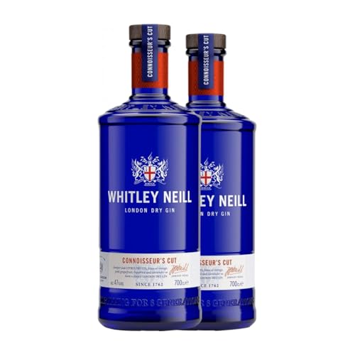 Gin Whitley Neill Connoisseur's Cut Gin 70 cl (Karton mit 2 Flaschen von 70 cl) von Whitley Neill Ltd