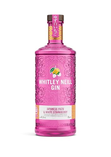 Whitley Neill JAPANESE YUZU & WHITE STRAWBERRY GIN 41,3% Vol. 0,7l von Whitley Neill