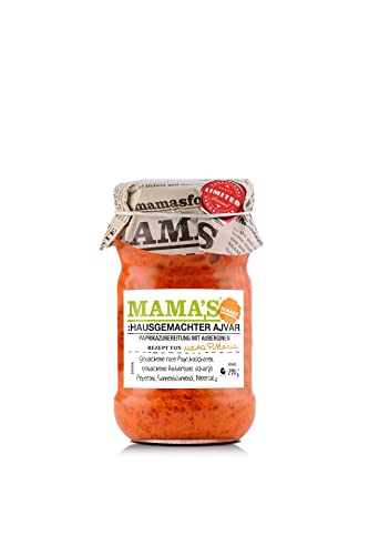 MAMA's Hausgemachter Ajvar Scharf, 290 g von Wholefood Earth