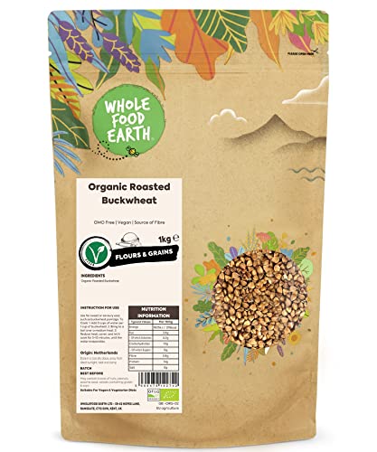 Wholefood Earth Bio Buchweizen geröstet, 1 kg von Wholefood Earth