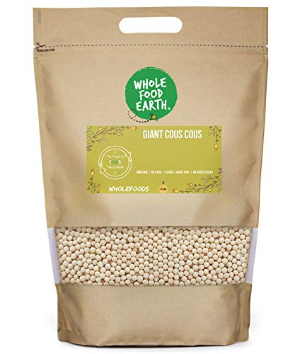 Wholefood Earth Giant Cous cous 1 kg | GMO Free | Natural | Source of Fibre von Wholefood Earth