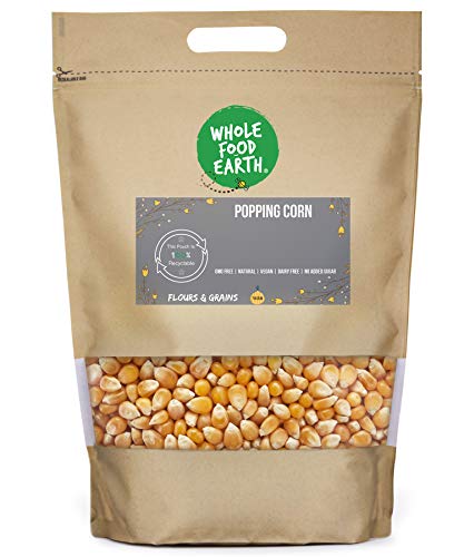 Wholefood Earth Popping Corn 1 kg | GMO Free | Natural von Wholefood Earth