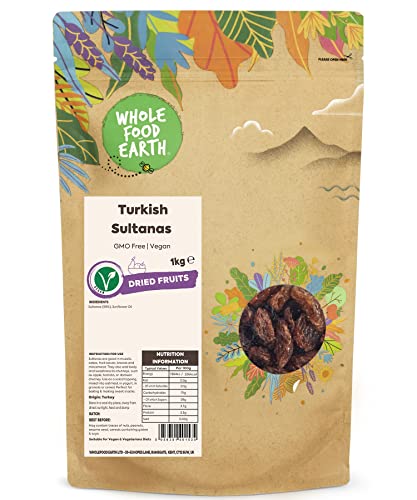 Wholefood Earth Turkish Sultanas 1 kg | GMO Free von Wholefood Earth