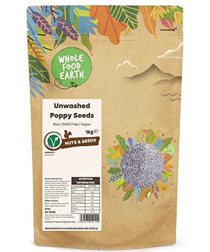 Wholefood Earth - Unwashed Poppy Seeds, 1 kg von Wholefood Earth