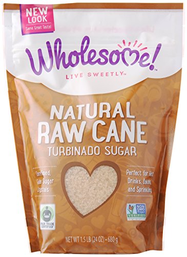 bekömmlicher Süßstoffe Raw Fair Trade zertifiziert Zuckerrohr, 24 oz von Wholesome Sweeteners