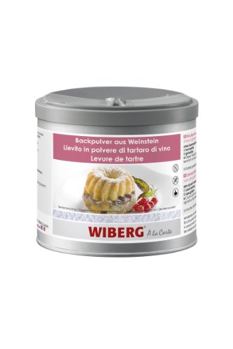 WIBERG Backpulver aus Weinstein ohne zugesetztes Phosphat, 3er Pack (3 x 420 g) von Wiberg