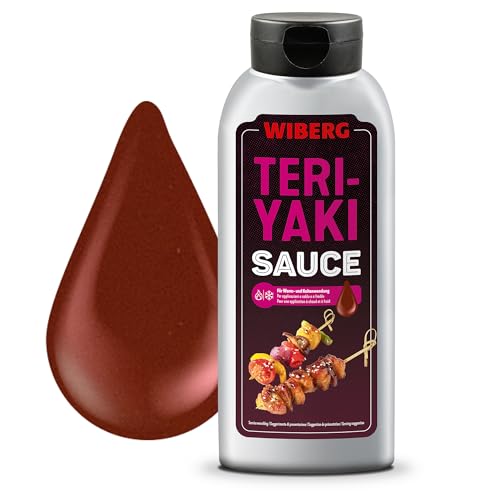 WIBERG Teriyaki Sauce – Japanischer Gourmet-Klassiker mit Soja und Knoblauch – ideal zum Marinieren, Dippen & für Wok- & Pfannengerichte, 750 ml von Wiberg