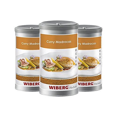 Wiberg Curry Madrocas Gewürzmischung, 560g 3er Pack von Wiberg