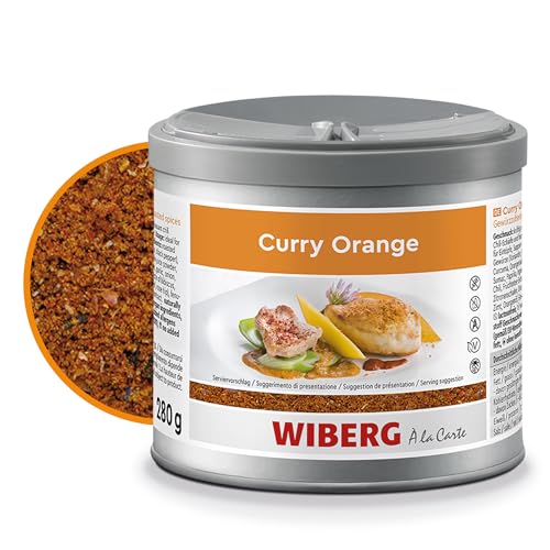 WIBERG Curry Orange Gewürzmischung – Exotische Gewürze mit Ingwer, Koriander und Orange, 280 g von Wiberg