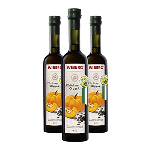 Wiberg Kürbiskern-öl g.g.A., 0,5L 3er Pack von Wiberg