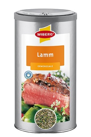 Wiberg Lamm Gewürzmischung – Aromatische Kräuter & Gewürze für Lammgerichte – Perfekt für Braten, Grill & Schmorgerichte – 850g von Wiberg