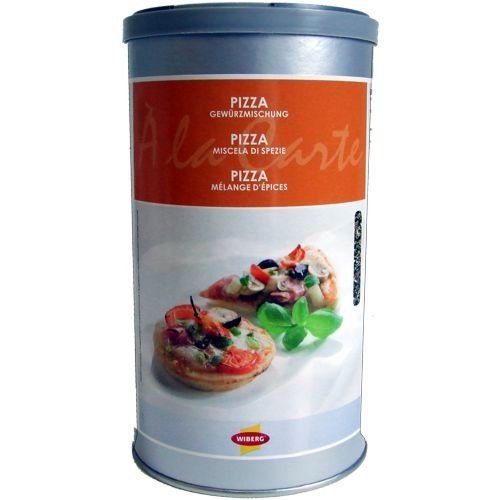 Wiberg Pizzagewürz - Aromatische Gewürzmischung mit Oregano, Basilikum & Knoblauch – Perfekt für Pizza, Pasta & mediterrane Gerichte - 190g von Wiberg