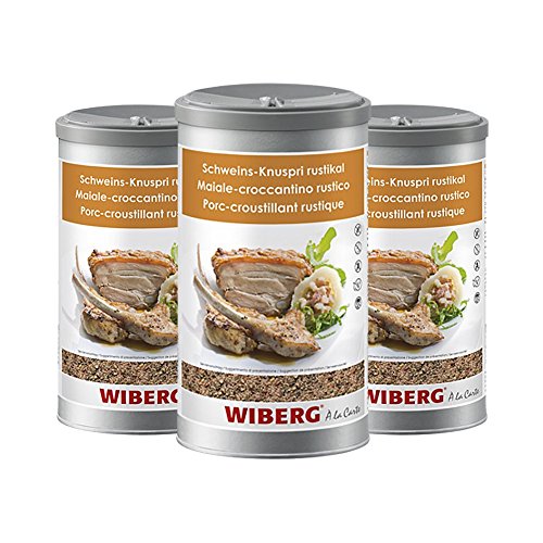 Wiberg Schweins-Knuspri rustikal Gewürzsalz, 880g 3er Pack von Wiberg