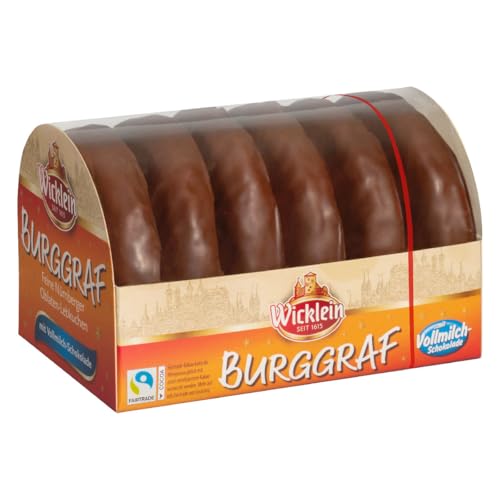 Wicklein Burggraf Nürnberger Oblaten Lebkuchen Milchschokolade 200g von Wicklein