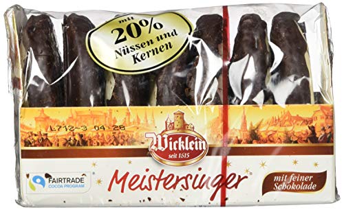 Wicklein Feine Nürnberger "Meistersinger" Oblaten-Lebkuchen, schokoliert, 7er-Pack (7x 200g) von Wicklein