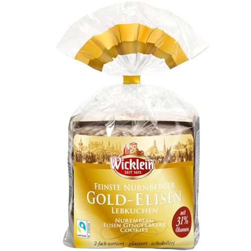 Wicklein Gold Elisen Lebkuchen glasiert und schokoliert 240g von Wicklein