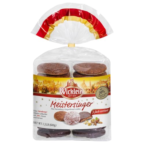 Wicklein Meistersinger Nürnberger Oblaten Lebkuchen Mischung 600g von Wicklein