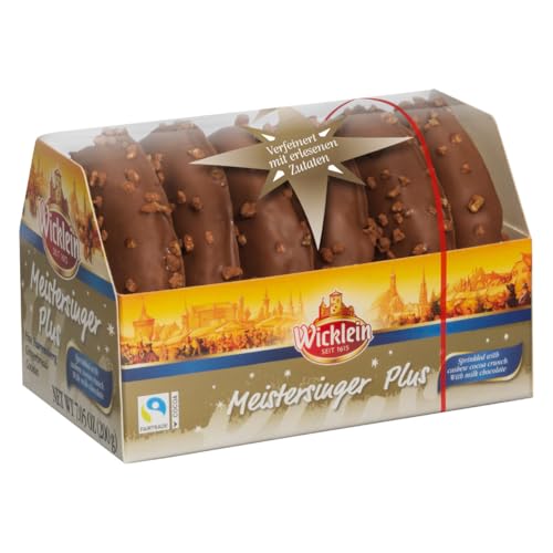 Wicklein Nürnberger Meistersinger Plus Lebkuchen mit Nüssen 200g von Wicklein