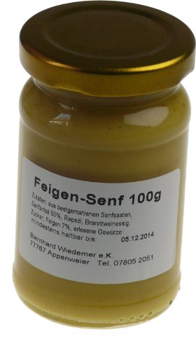 Wiedemer Gourmet Feigen Senf 100ml von Wiedemer