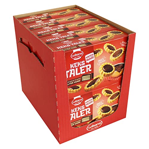 10er Pack Wikana Kalter Hund Kekstaler (Tarteletts) 10 x 140 g von Wikana