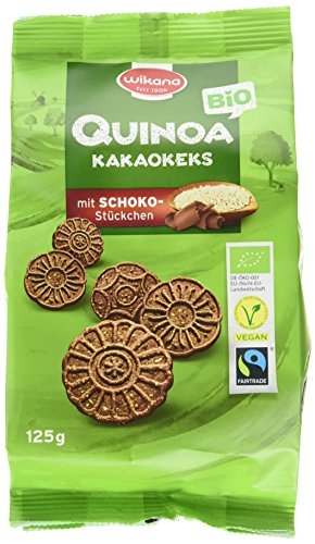 Wikana Bio Quinoa Kakaokeks, 12 x 125g von Wikana