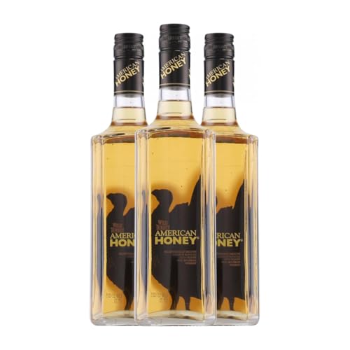 Whisky Bourbon Wild Turkey American Honey 70 cl (Karton mit 3 Flaschen von 70 cl) von Wild Turkey Premium American Bourbon