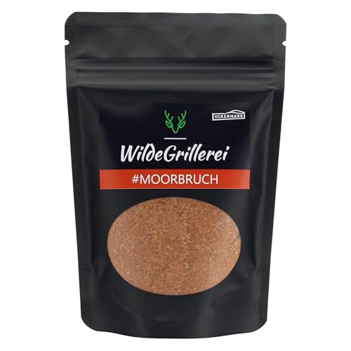 WildeGrillerei BBQ Rub Spareribs Moorbruch, Spareribs Rub Smoky, Grillgewürz 130g (Beutel) von WildeGrillerei