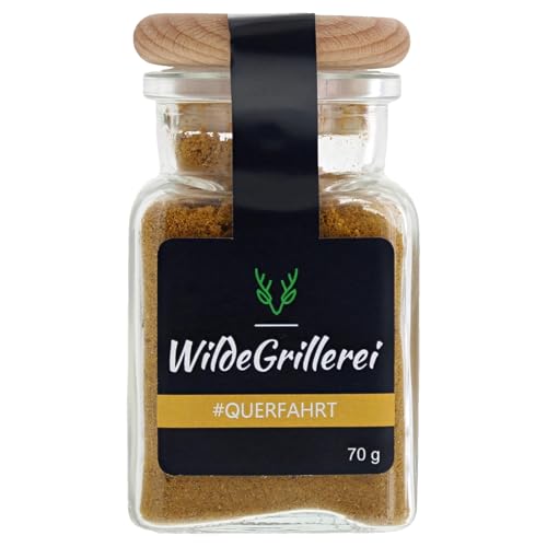 WildeGrillerei Curry Pulver Querfahrt, Gewürzpulver Curry englisch, Currypulver 70g (Beutel) von WildeGrillerei