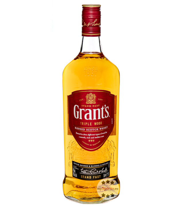 Grant's Triple Wood Scotch Whisky  (40 % vol, 1,0 Liter) von William Grant & Sons Distillers