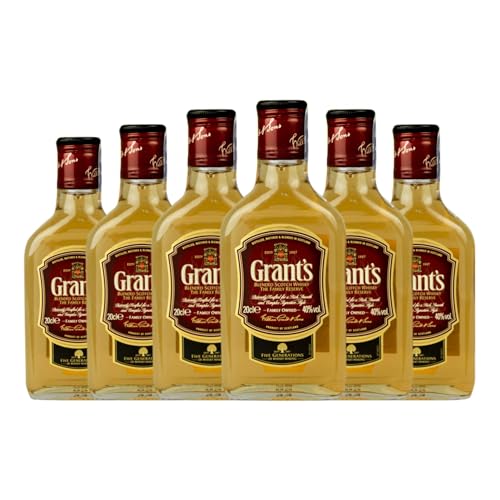 Whiskey Blended Grant & Sons Grant's Kleine Flasche 20 cl (Karton mit 6 Kleine Flasche von 20 cl) von William Grant & Sons Ltd