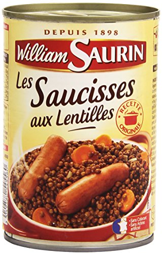 William saurin Wurst Linsen 420g - ( Einzelpreis ) - William saurin saucisses lentilles 420 g von William Saurin