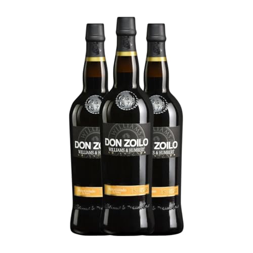 Williams & Humbert Don Zoilo Palo Cortado en Rama Palomino Fino Jerez-Xérès-Sherry 15 Jahre 75 cl Verstärkter Wein (Karton mit 3 Flaschen von 75 cl) von Williams & Humbert