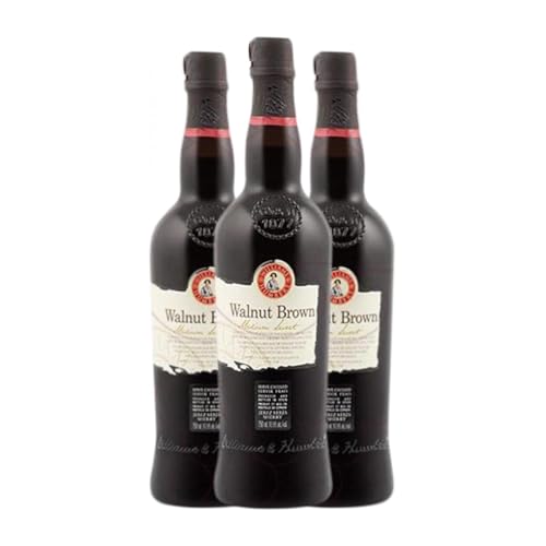 Williams & Humbert Walnut Brown Oloroso Dolç Jerez-Xérès-Sherry 75 cl Süßer Wein (Karton mit 3 Flaschen von 75 cl) von Williams & Humbert