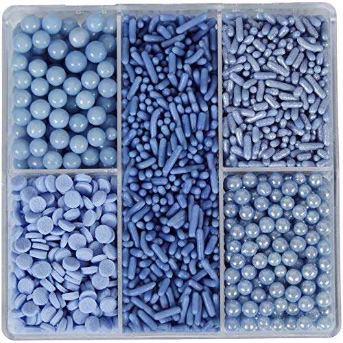 Food Items Sprinkle Tackle Box, Blau, Einheitsgröße von Wilton