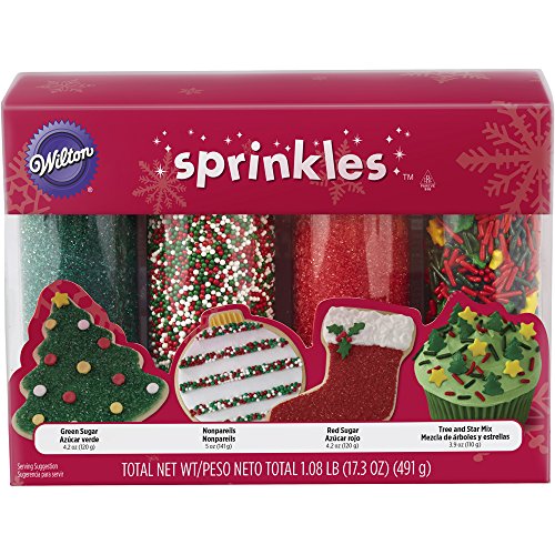 Mega Sprinkle Set 4/Pkg-Tree von Wilton