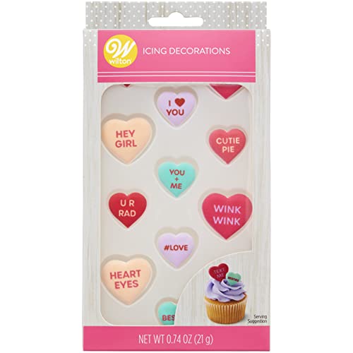 Valentine Candy Royal Zuckerguss-Dekoration, 12 St ck von Wilton