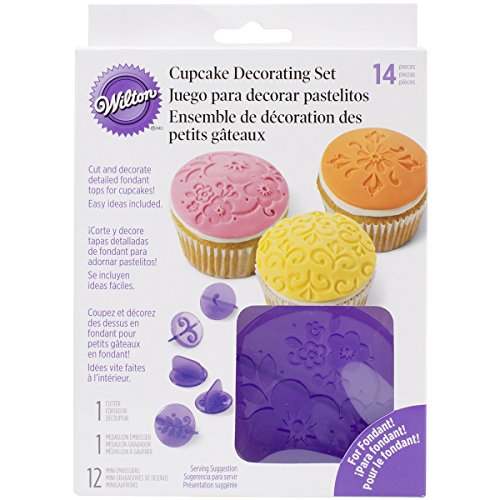 Wilton 14-teiliges Cupcake-Dekorationsset, Blumen von Wilton