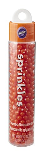 Wilton 710-9977 Hanging Skinny Orange Jumbo Nonpareils von Wilton