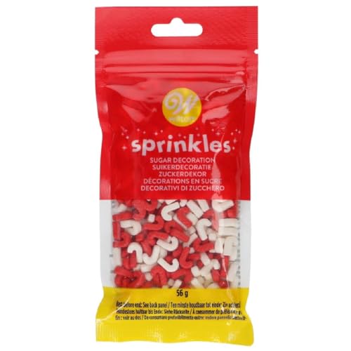 Wilton Candy Cane 3D Sprinkle Mix 56 g von Wilton